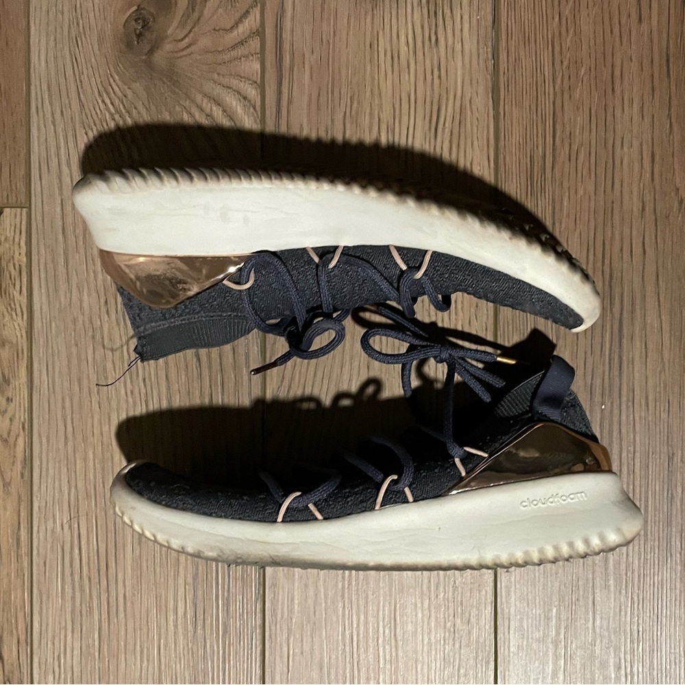 Adidas rose gold sneakers